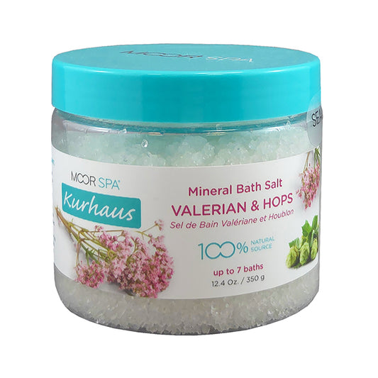 Kurhaus Valerian / Hops Mineral Salt Bath 350g