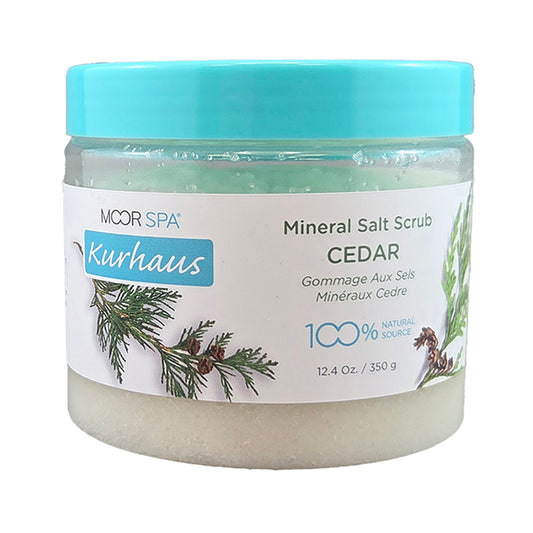 Kurhaus Cedar Mineral Salt Scrub 400g